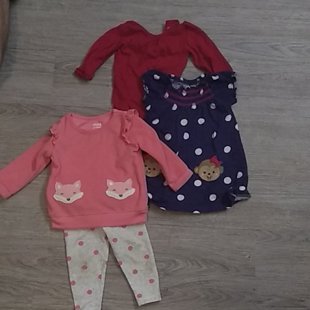 Two matching outfits